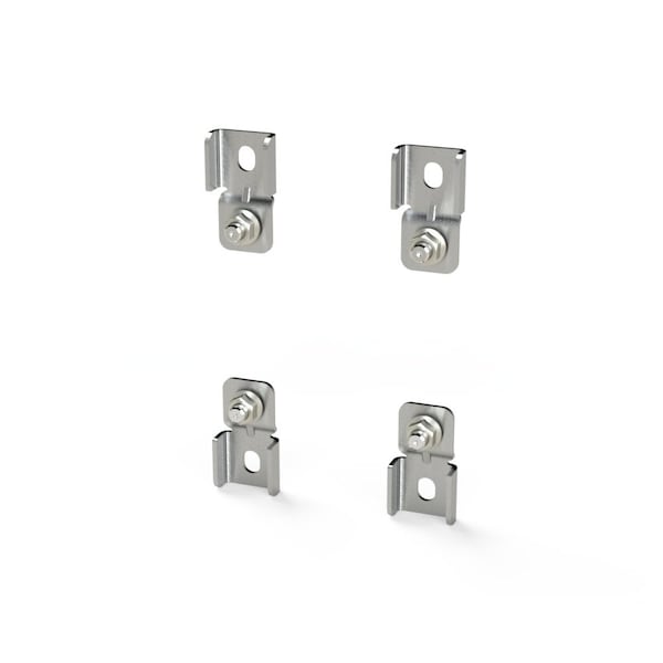 Saginaw Control & Engineering Mounting Kit, 3 in. H x 1-1/2 in. W x 2 in. L, 316 Stainless Steel, 4 PK SCE-ELMFK4SS6-OS - main
